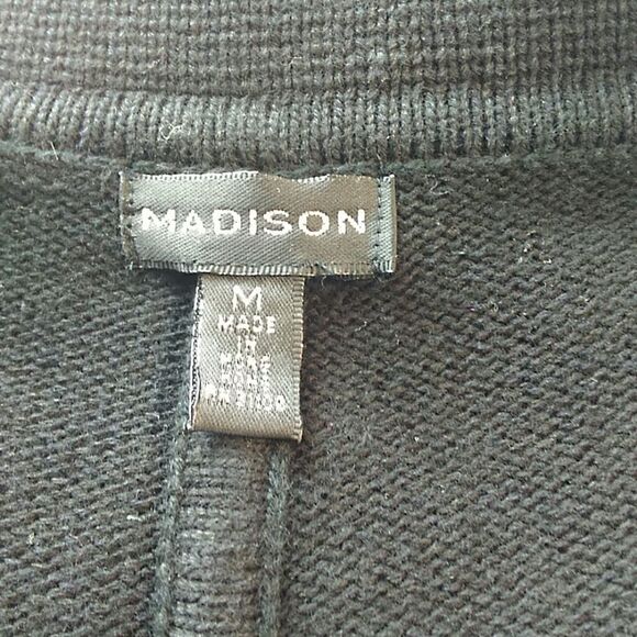 Madison black sweater with large buttons - Picture 5 of 5